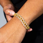 Cuban Prong Bracelet - Gold