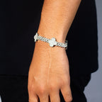 Clover Iced Out Bracelet
