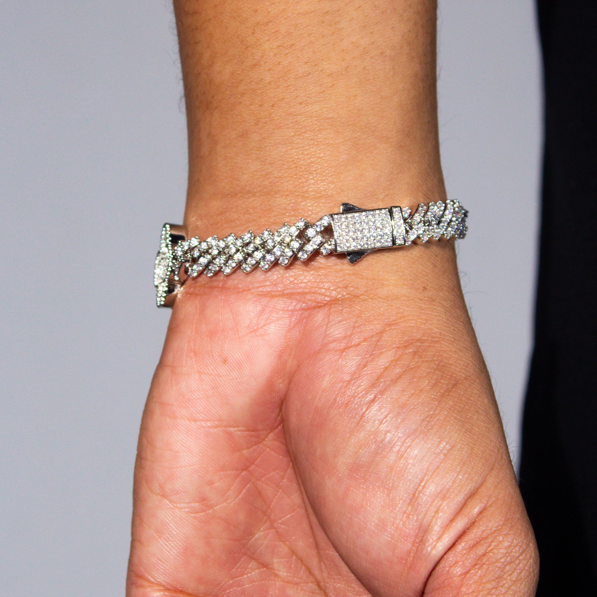 Clover Iced Out Bracelet