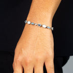 Blue and Opal Gemstone Bracelet