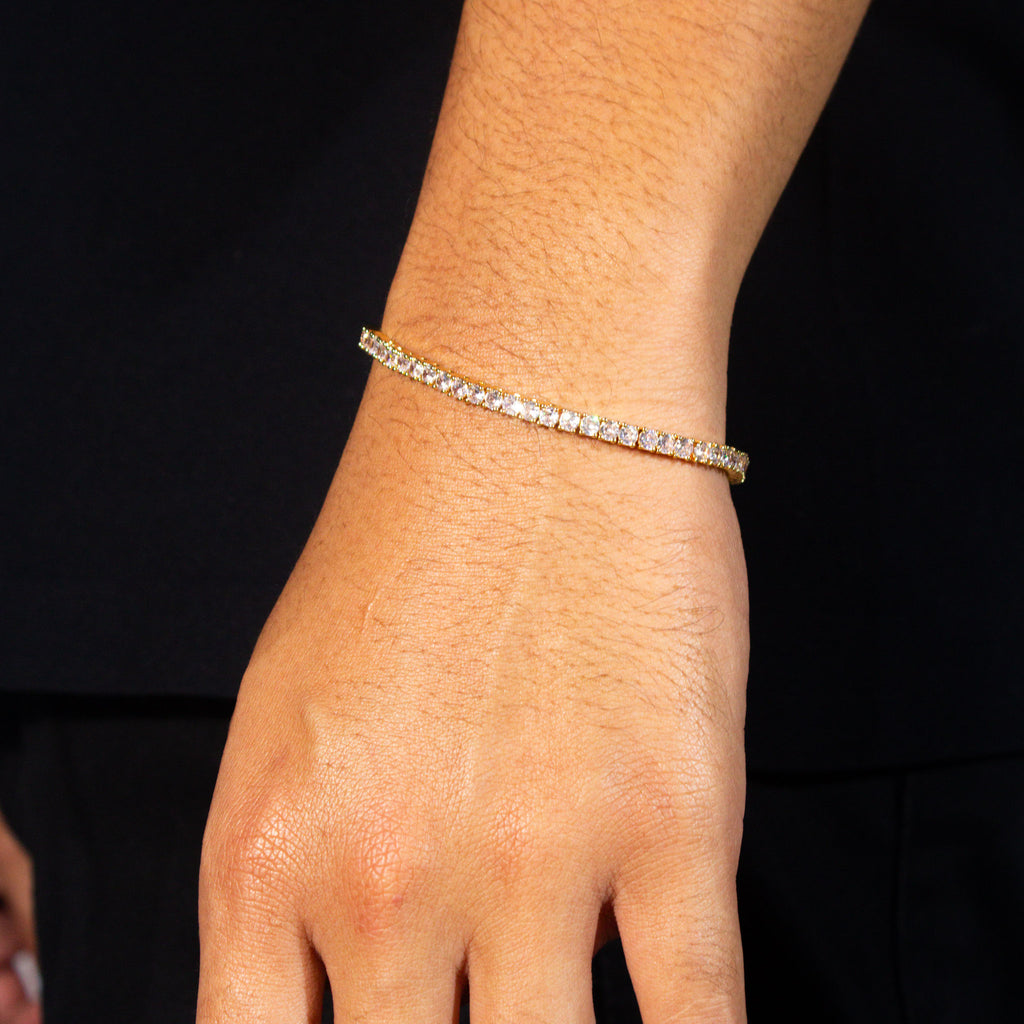 Mini Tennis Bracelet - Gold