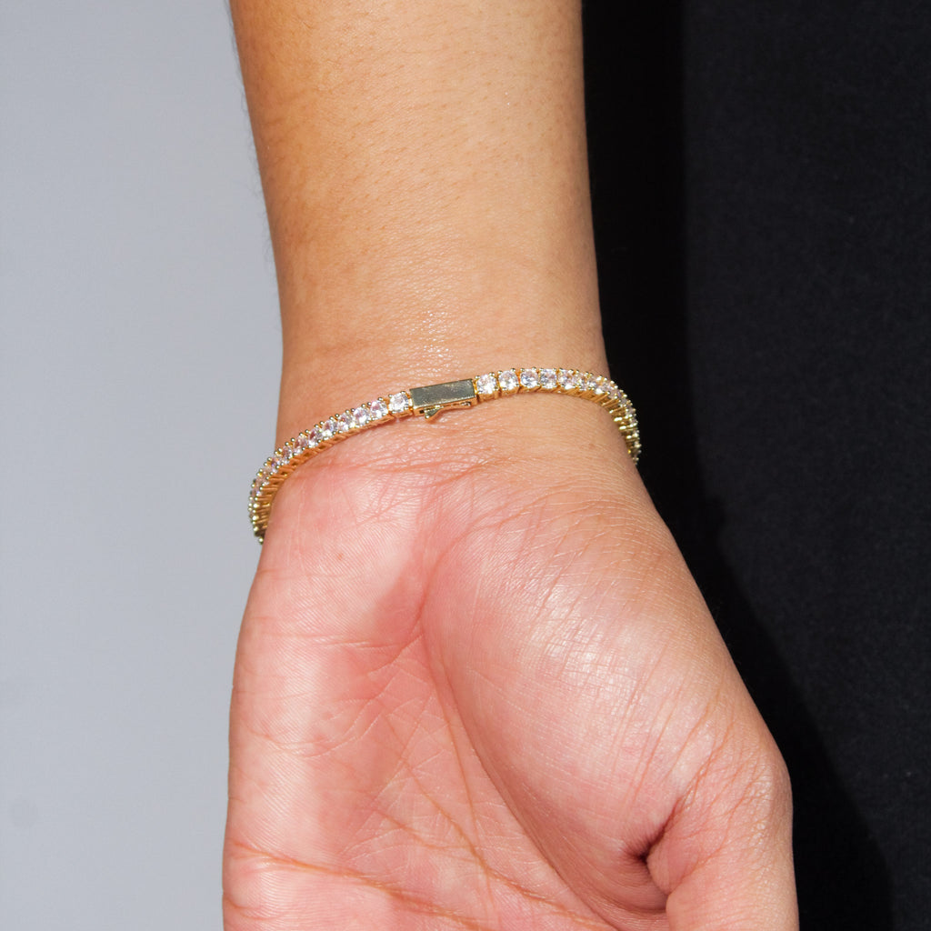 Mini Tennis Bracelet - Gold