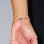 Mini Tennis Bracelet - Gold