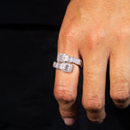 Clustered Baguette Ring