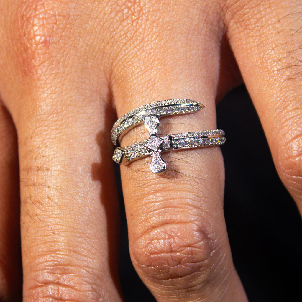 Sword Ring Iced Out