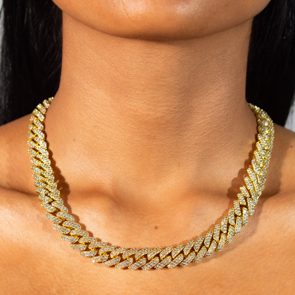 Cuban Prong Chain - Gold