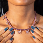 Butterfly Tennis Pink Chain