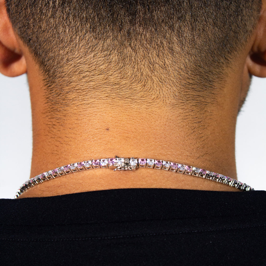 Pink Pop Tennis Chain