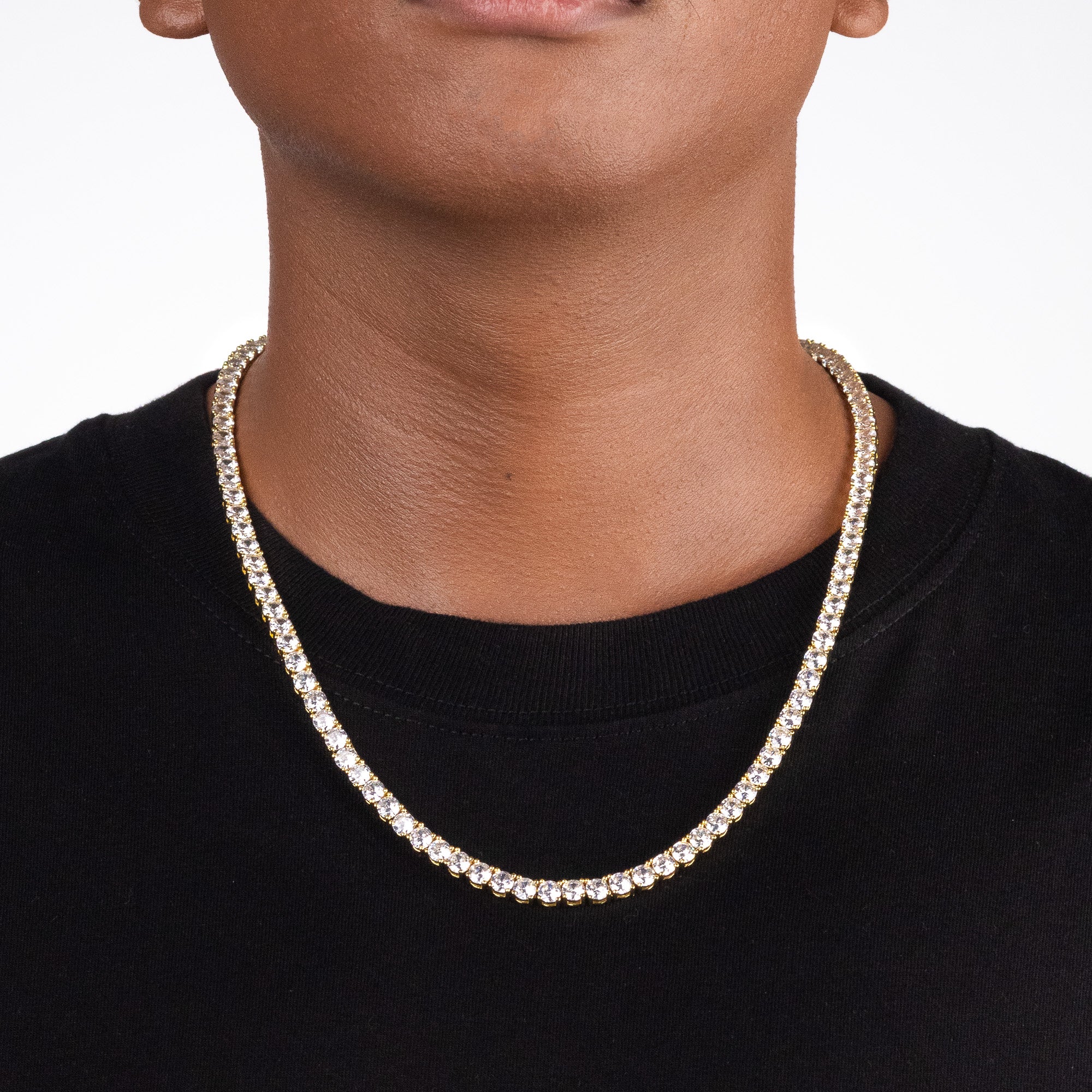 5mm Tennis Chain - Gold
