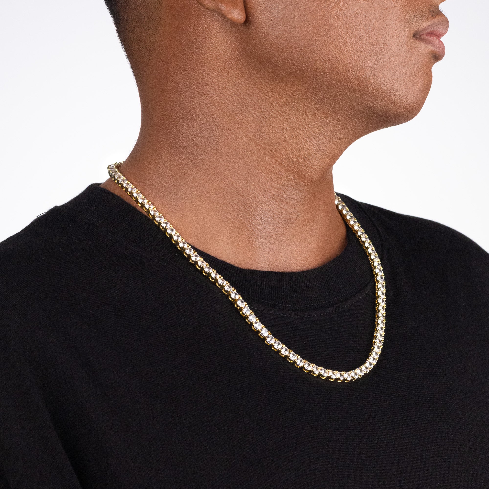 5mm Tennis Chain - Gold