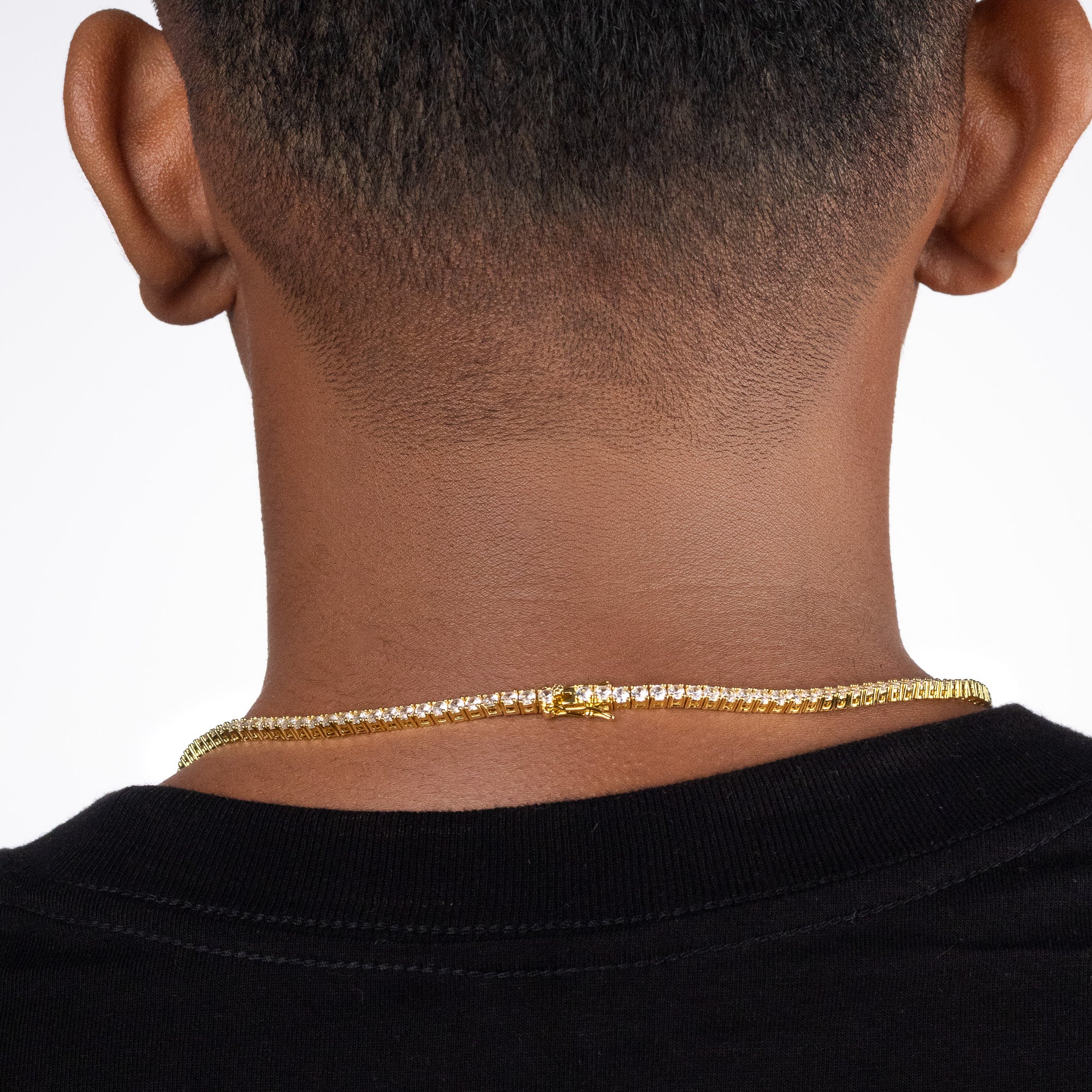 3mm Tennis Chain - Gold