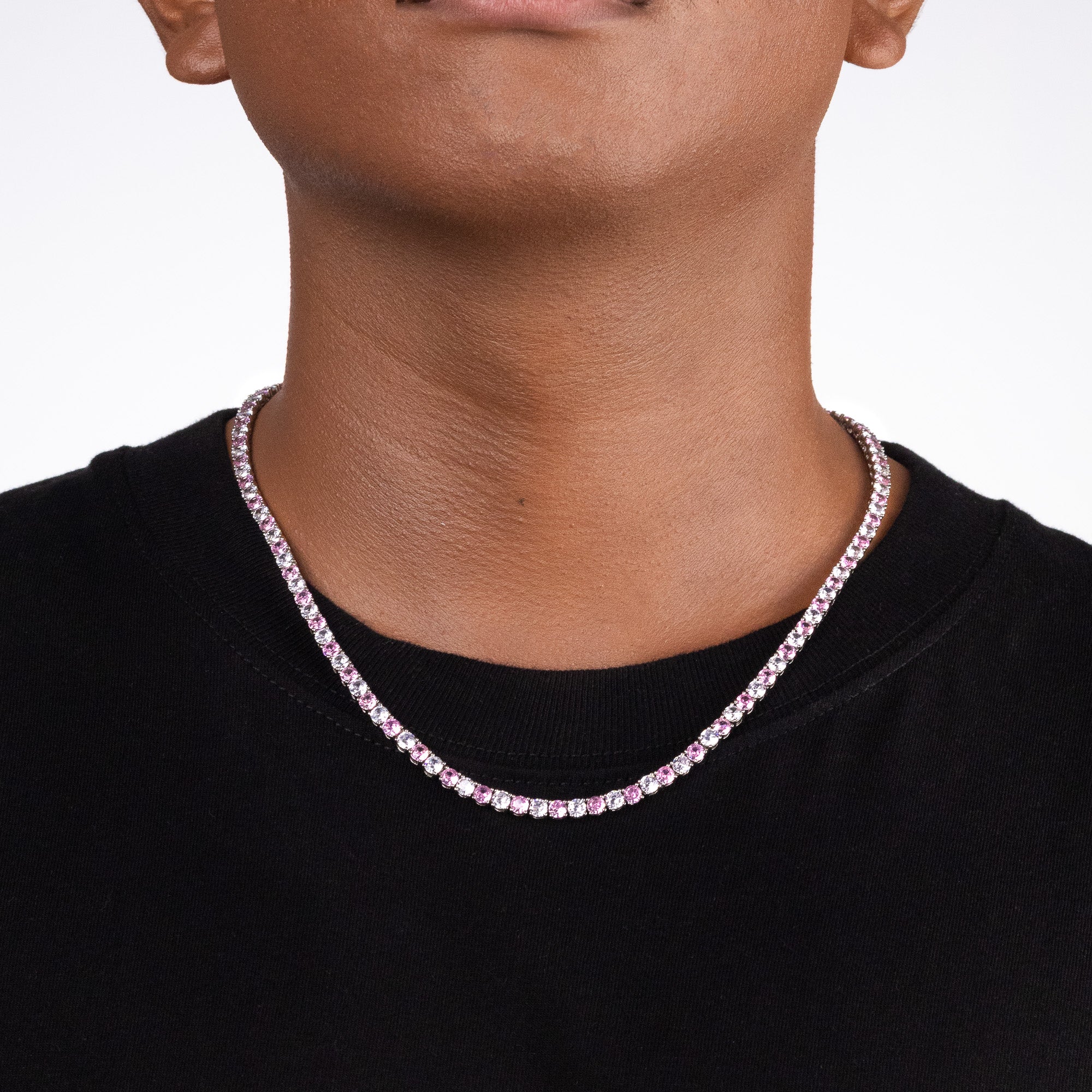 Pink Pop Tennis Chain