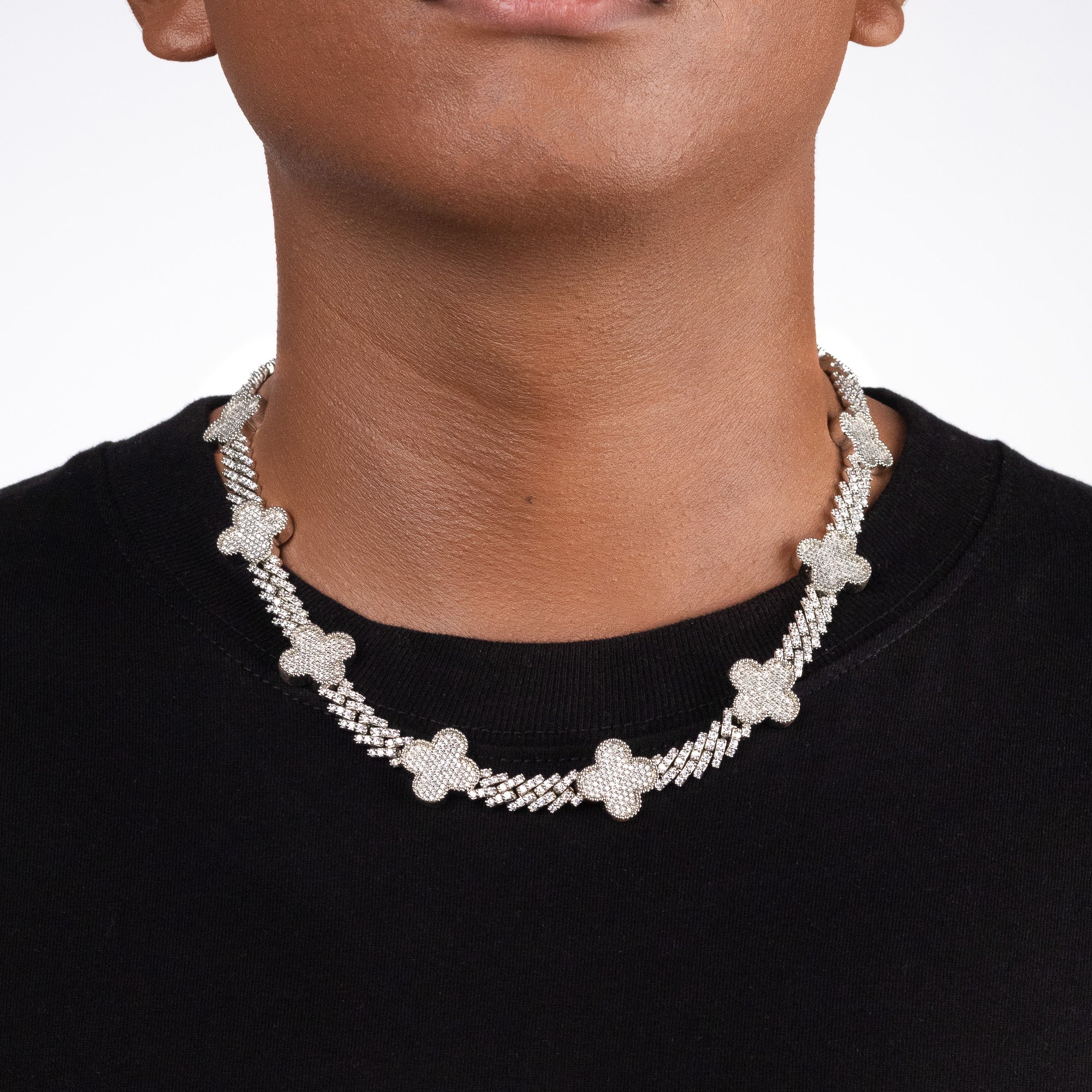 Clover Iced Out Chain
