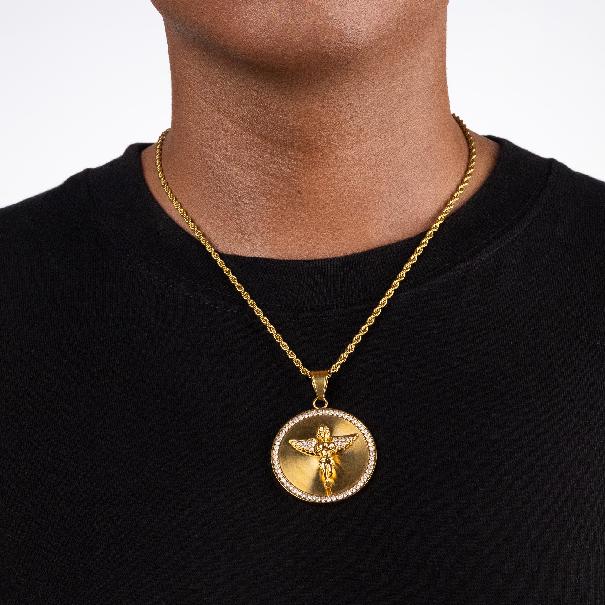 Angel Pendant - Gold