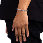 Blue and Green Starlight Gemstone Bracelet