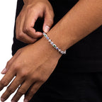 Blue and Green Starlight Gemstone Bracelet