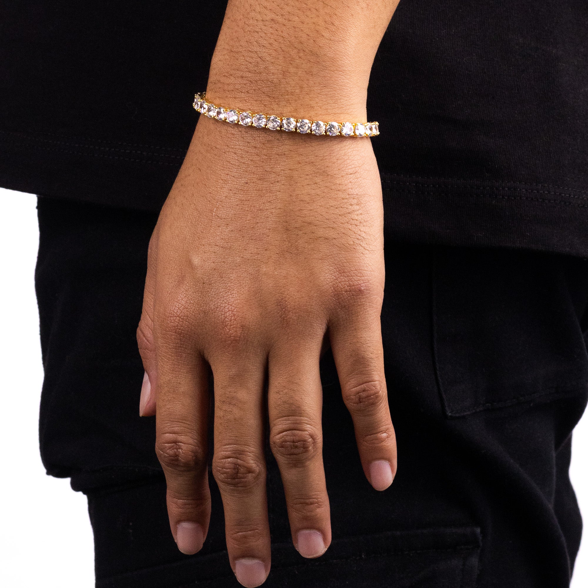 5mm Tennis Bracelet - Gold