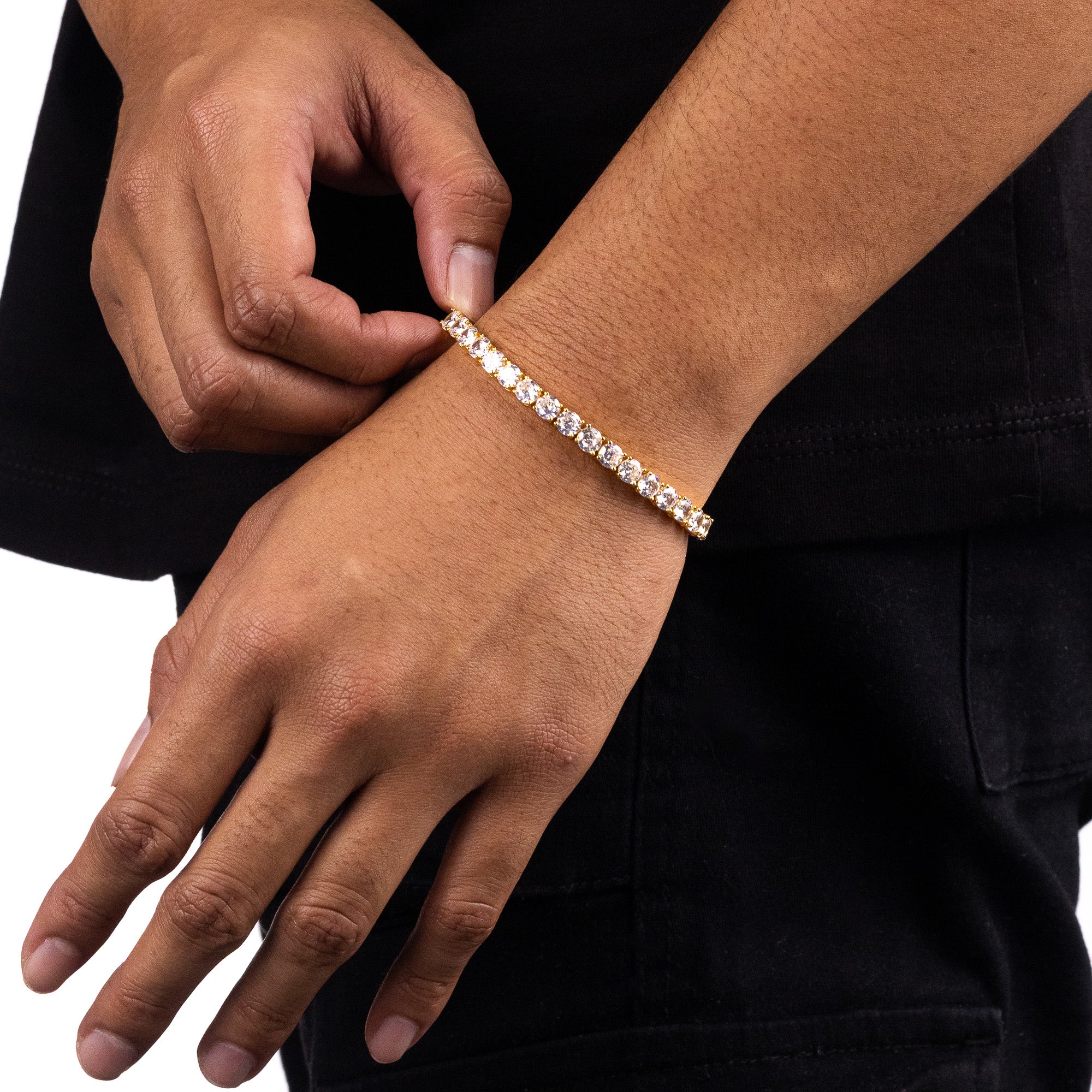 5mm Tennis Bracelet - Gold