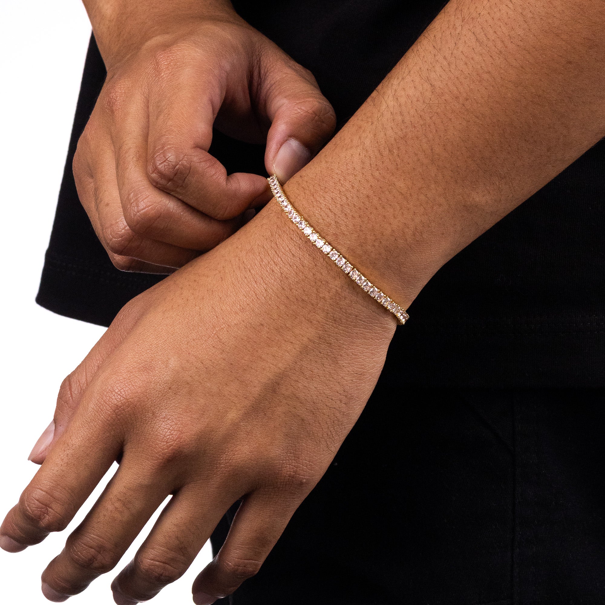 Mini Tennis Bracelet - Gold