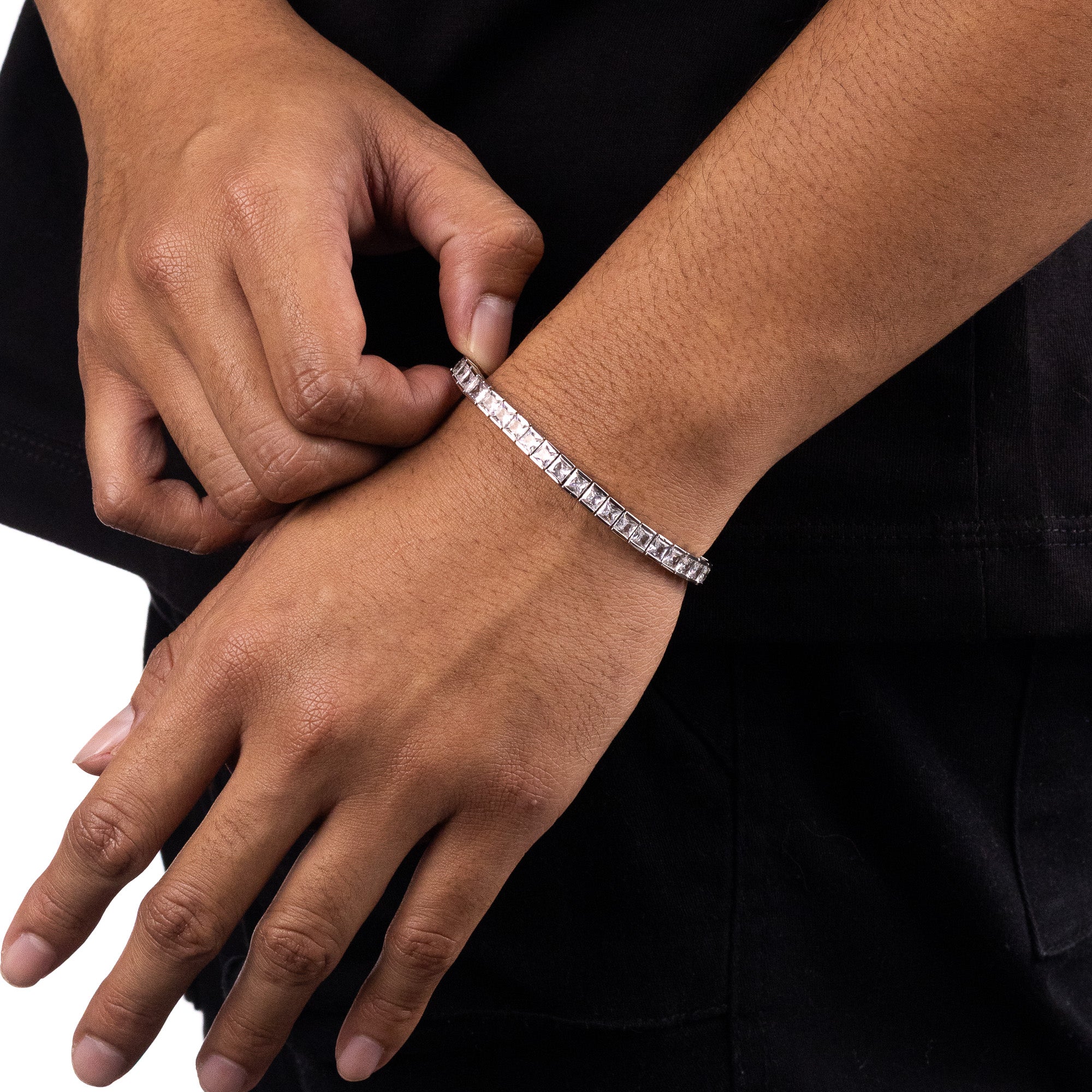 Square Tennis Bracelet