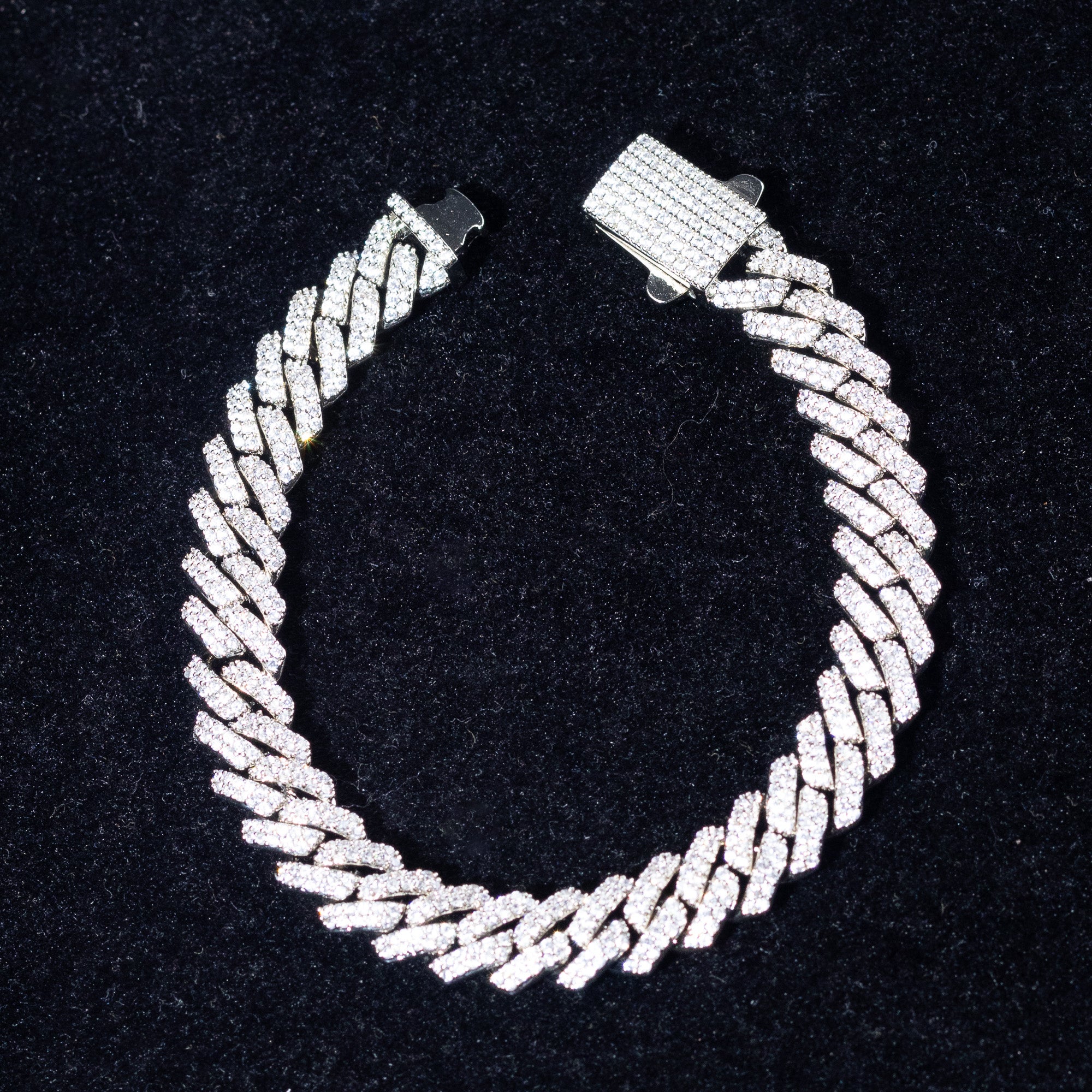 Mini Cuban Prong Bracelet