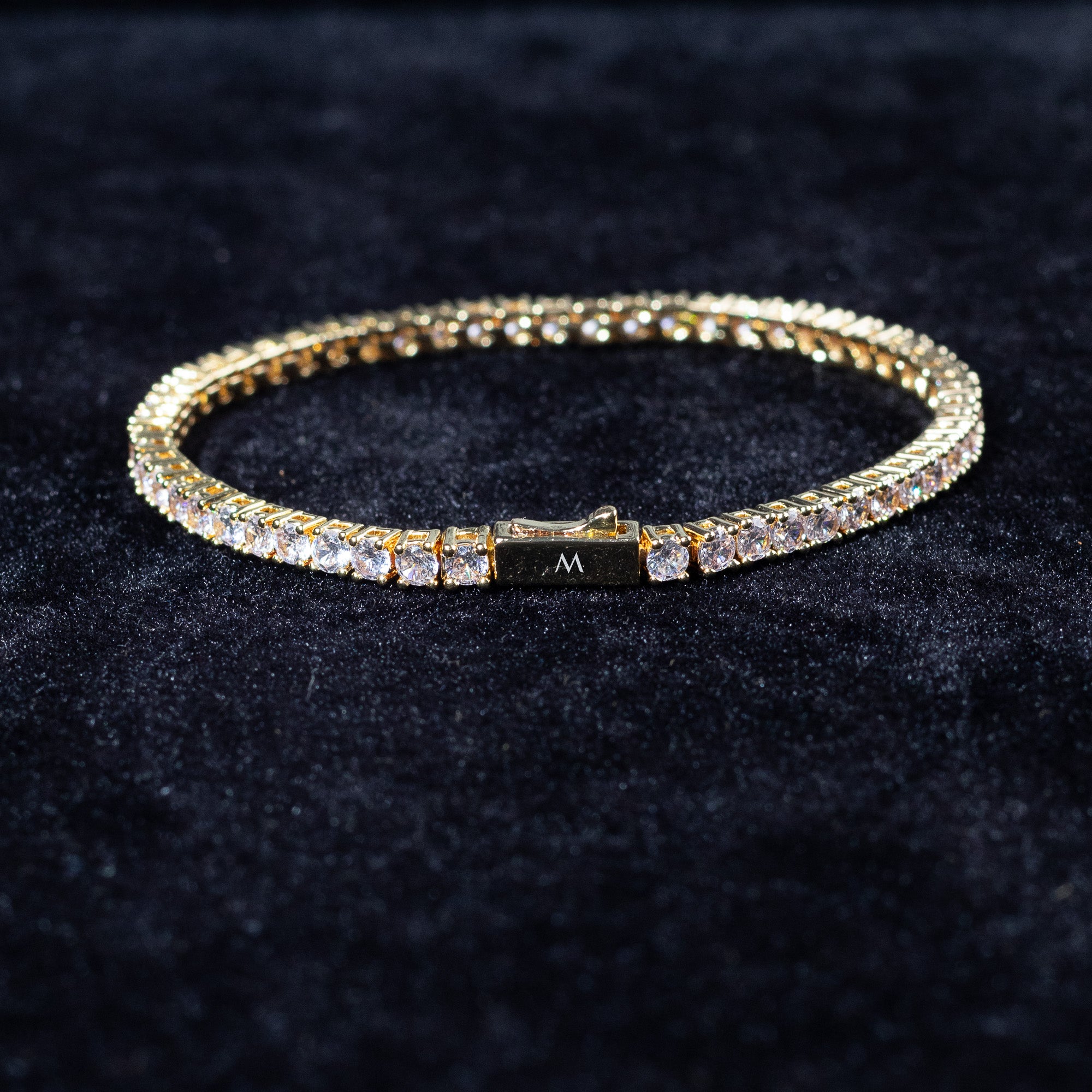 Mini Tennis Bracelet - Gold