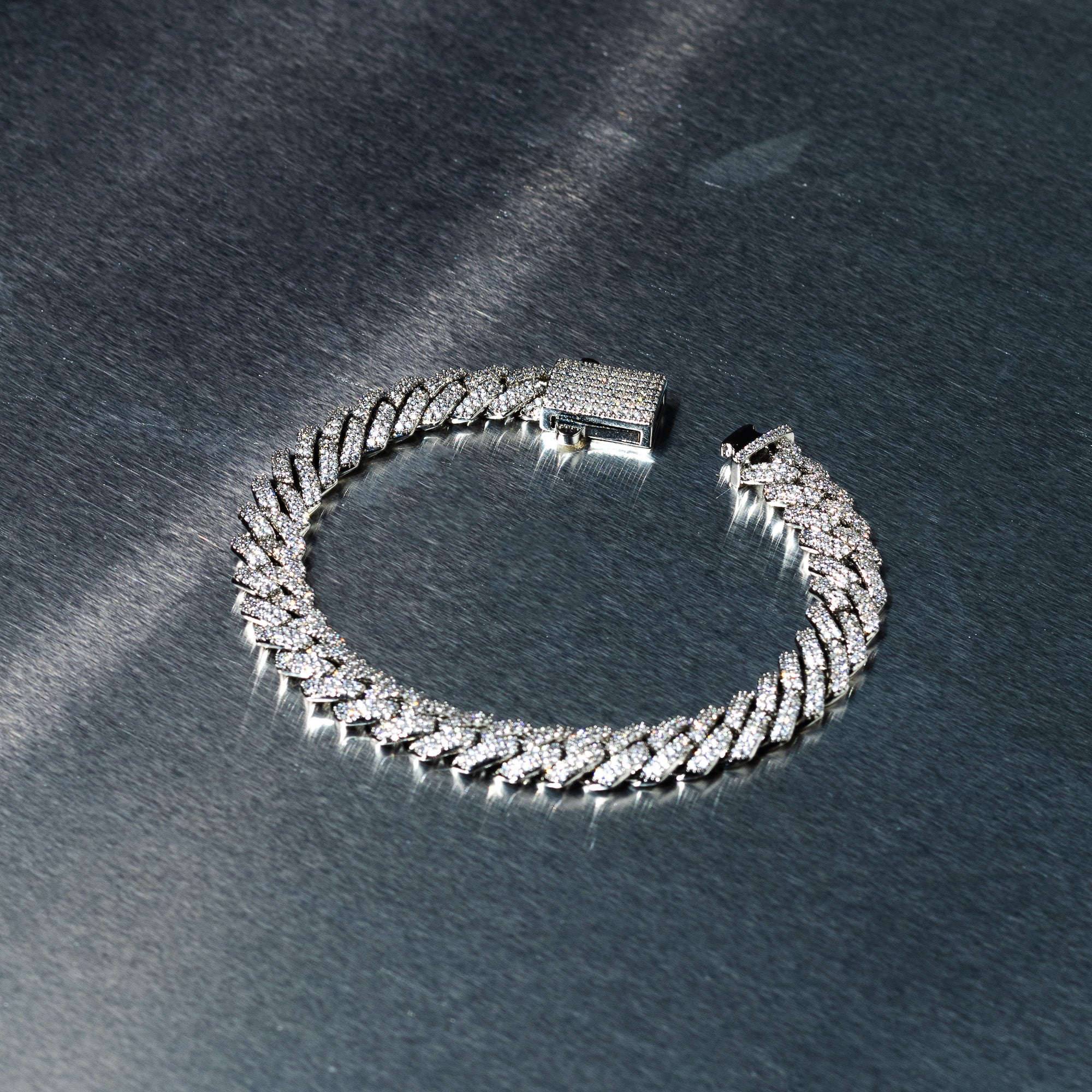 Mini Cuban Prong Bracelet