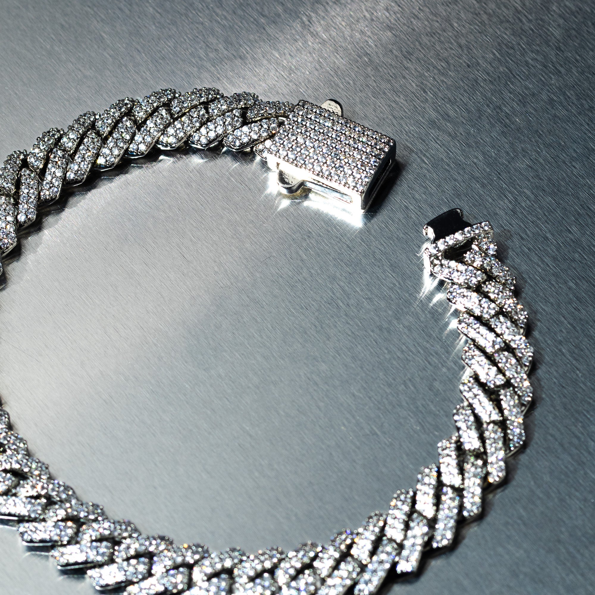 Mini Cuban Prong Bracelet