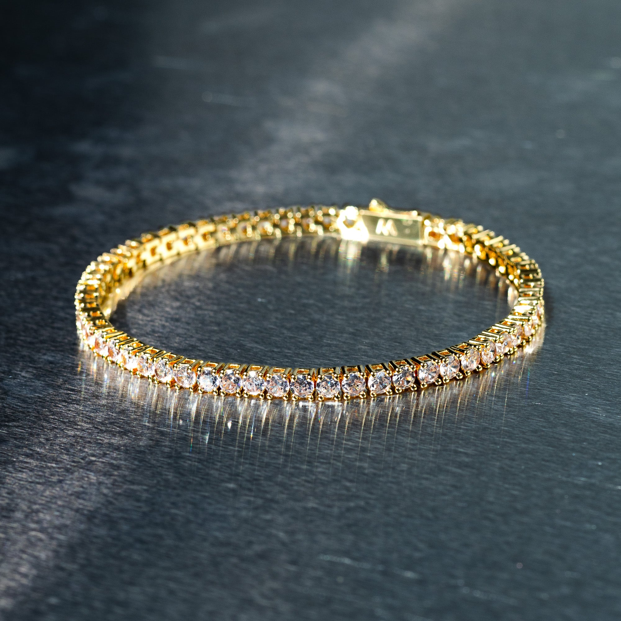 Mini Tennis Bracelet - Gold