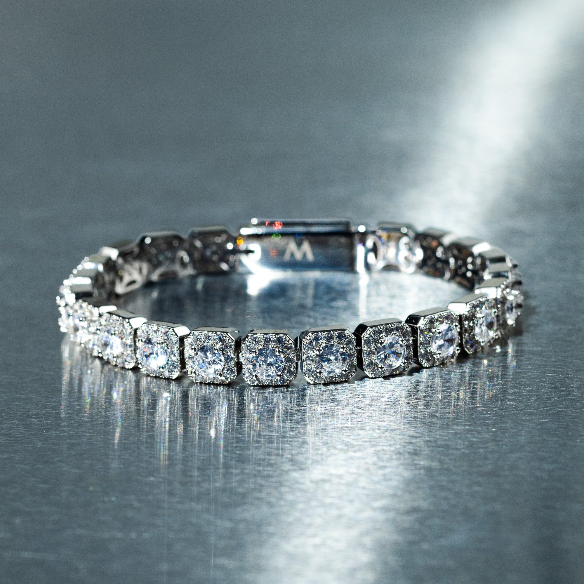 Clustered Tennis Bracelet