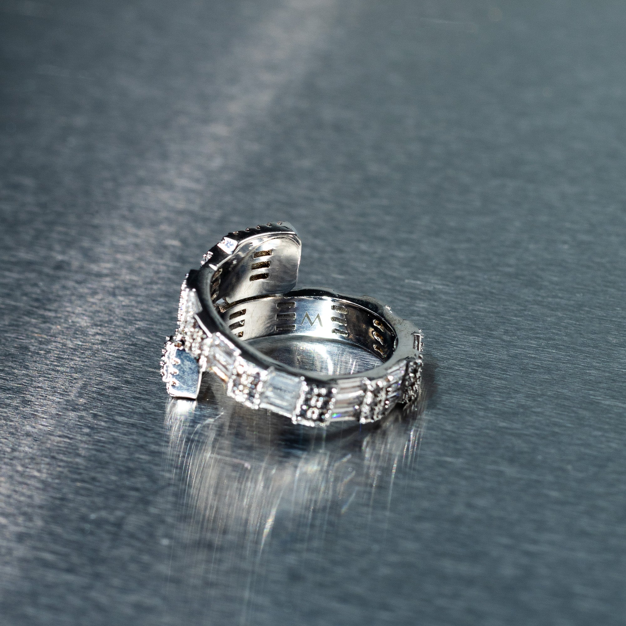 Clustered Baguette Ring