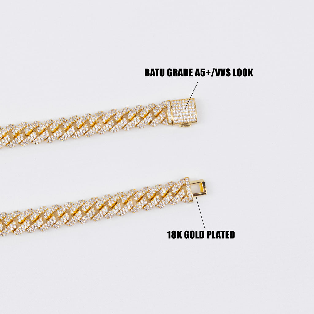 Cuban Prong Chain - Gold