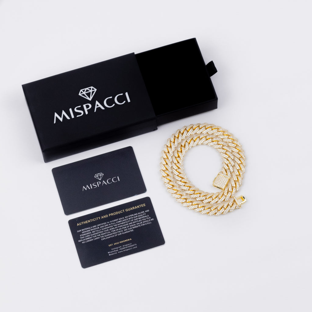 Cuban Prong Chain - Gold