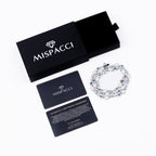 Blue and Opal Gemstone Chain