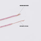 Butterfly Tennis Pink Chain