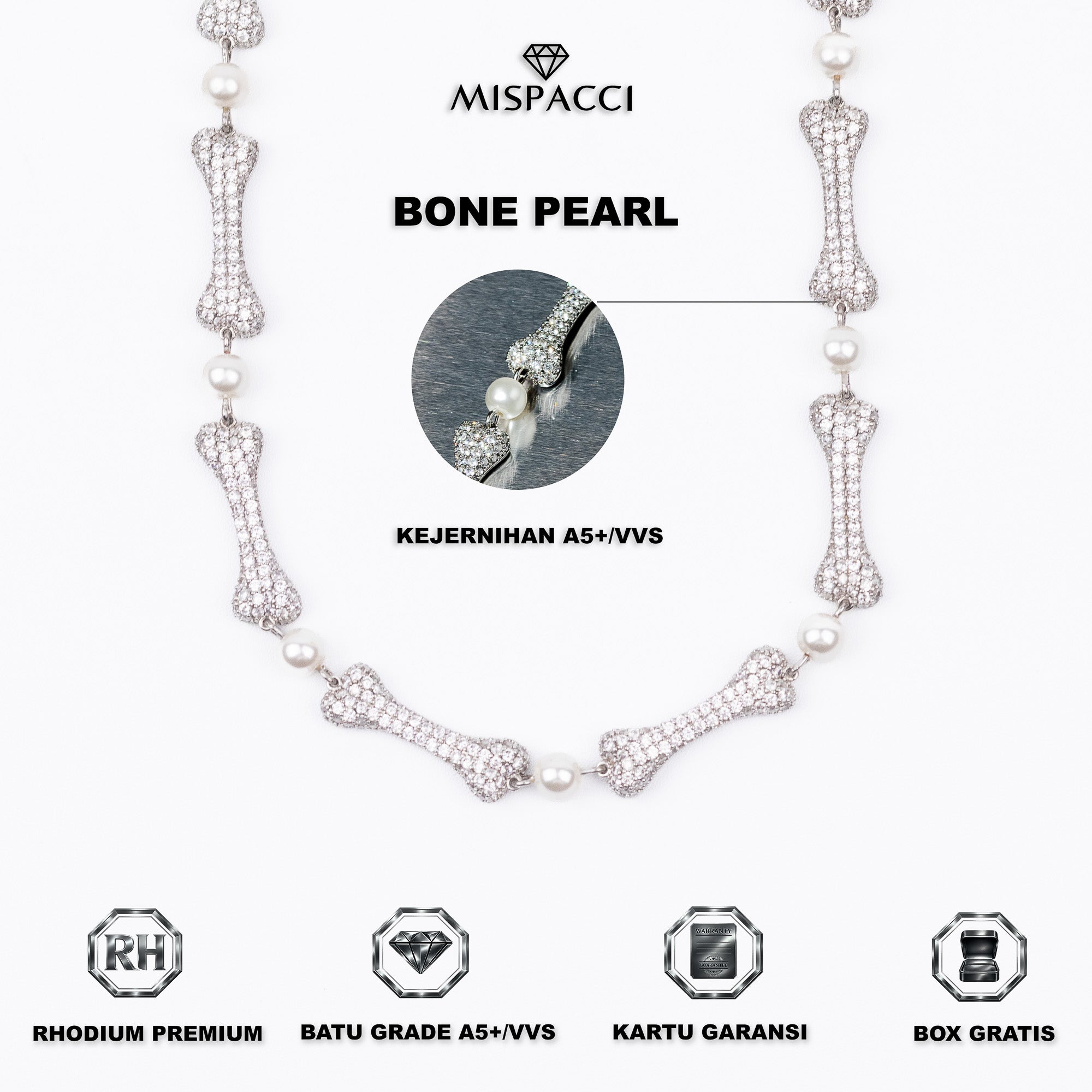 Bone Pearls Chain