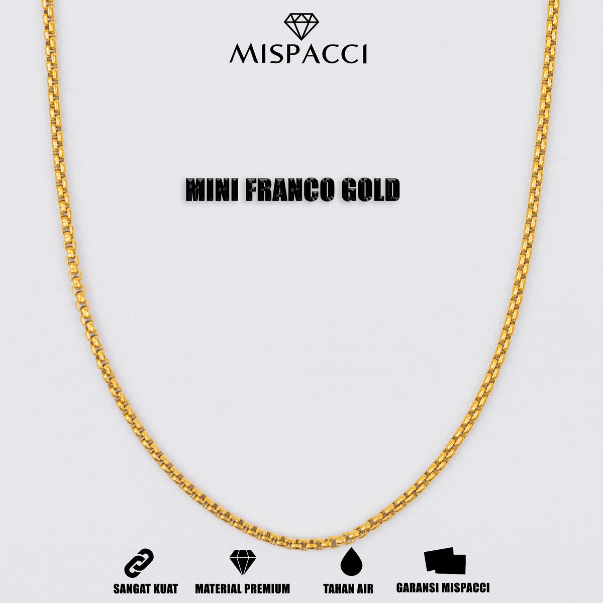 Mini Franco Chain - Gold
