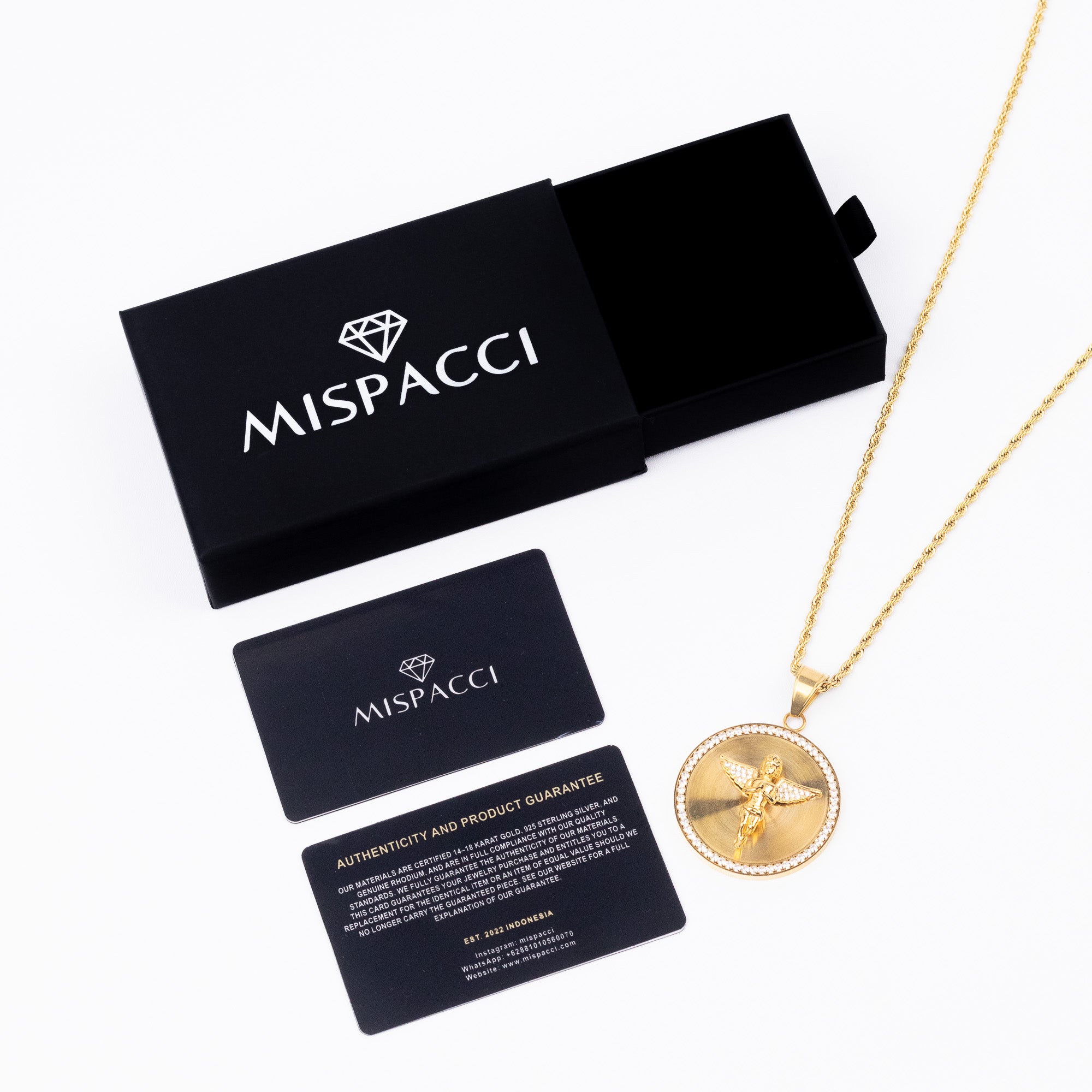 Angel Pendant - Gold