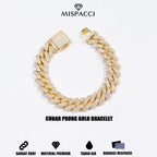 Cuban Prong Bracelet - Gold