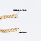 Cuban Prong Bracelet - Gold