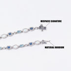 Blue and Opal Gemstone Bracelet