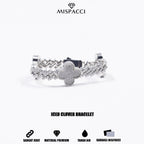 Clover Iced Out Bracelet
