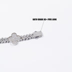 Clover Iced Out Bracelet