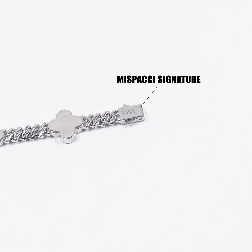 Clover Iced Out Bracelet