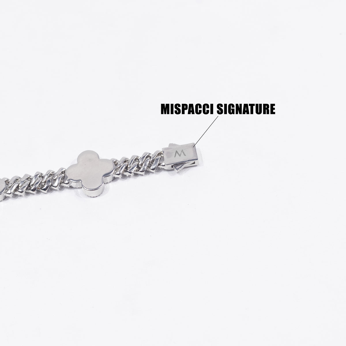 Clover Iced Out Bracelet