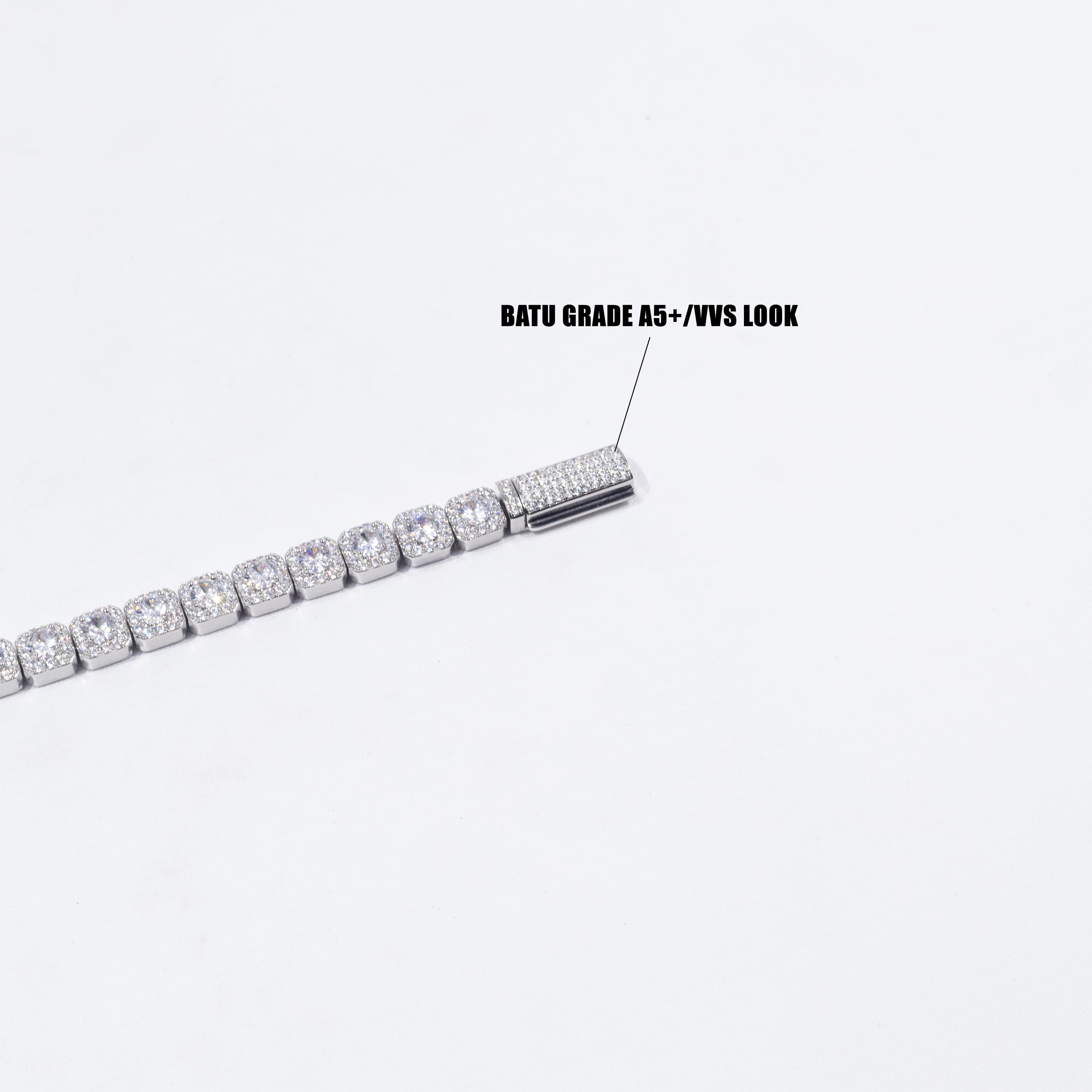 Clustered Tennis Bracelet