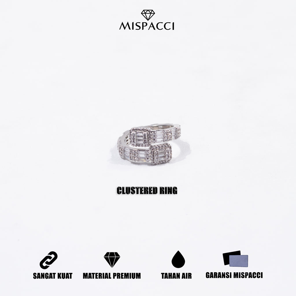 Clustered Baguette Ring