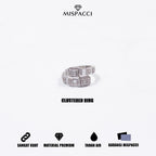 Clustered Baguette Ring