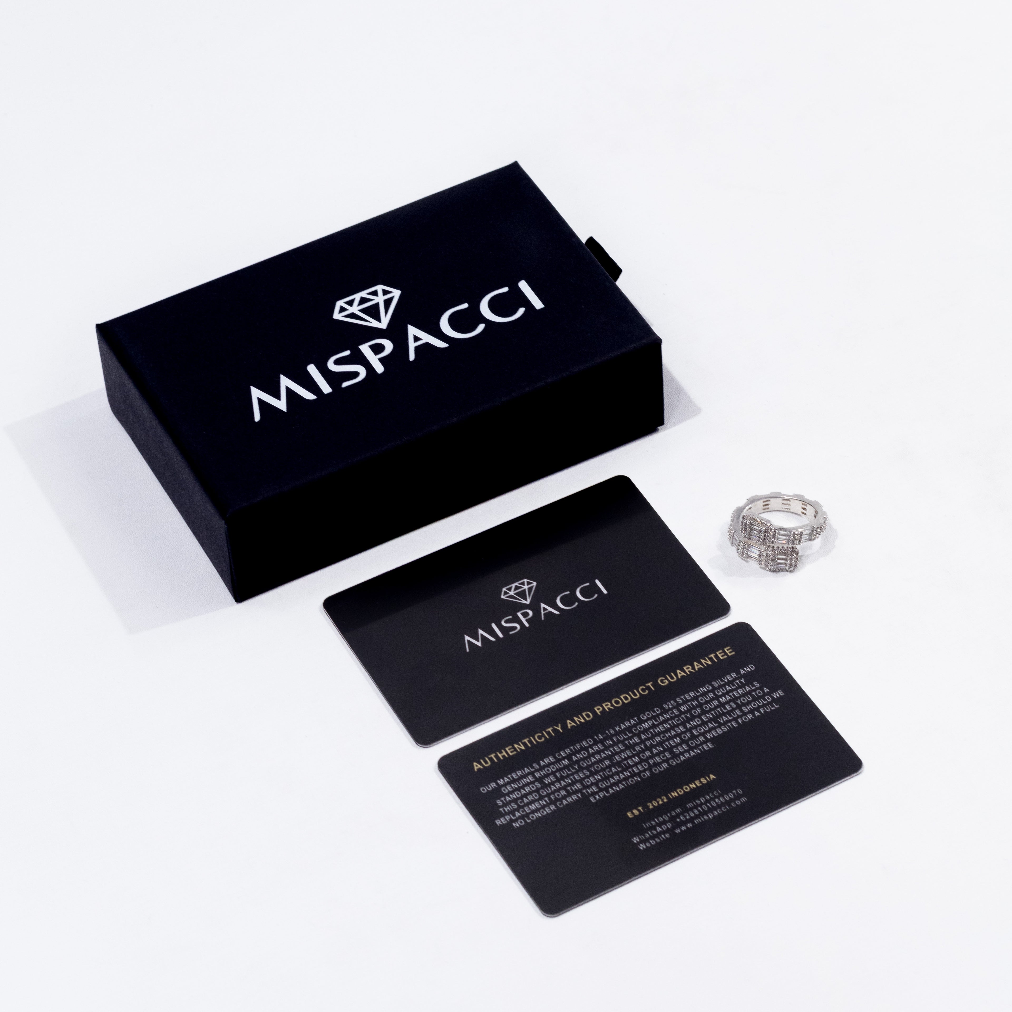 Clustered Baguette Ring