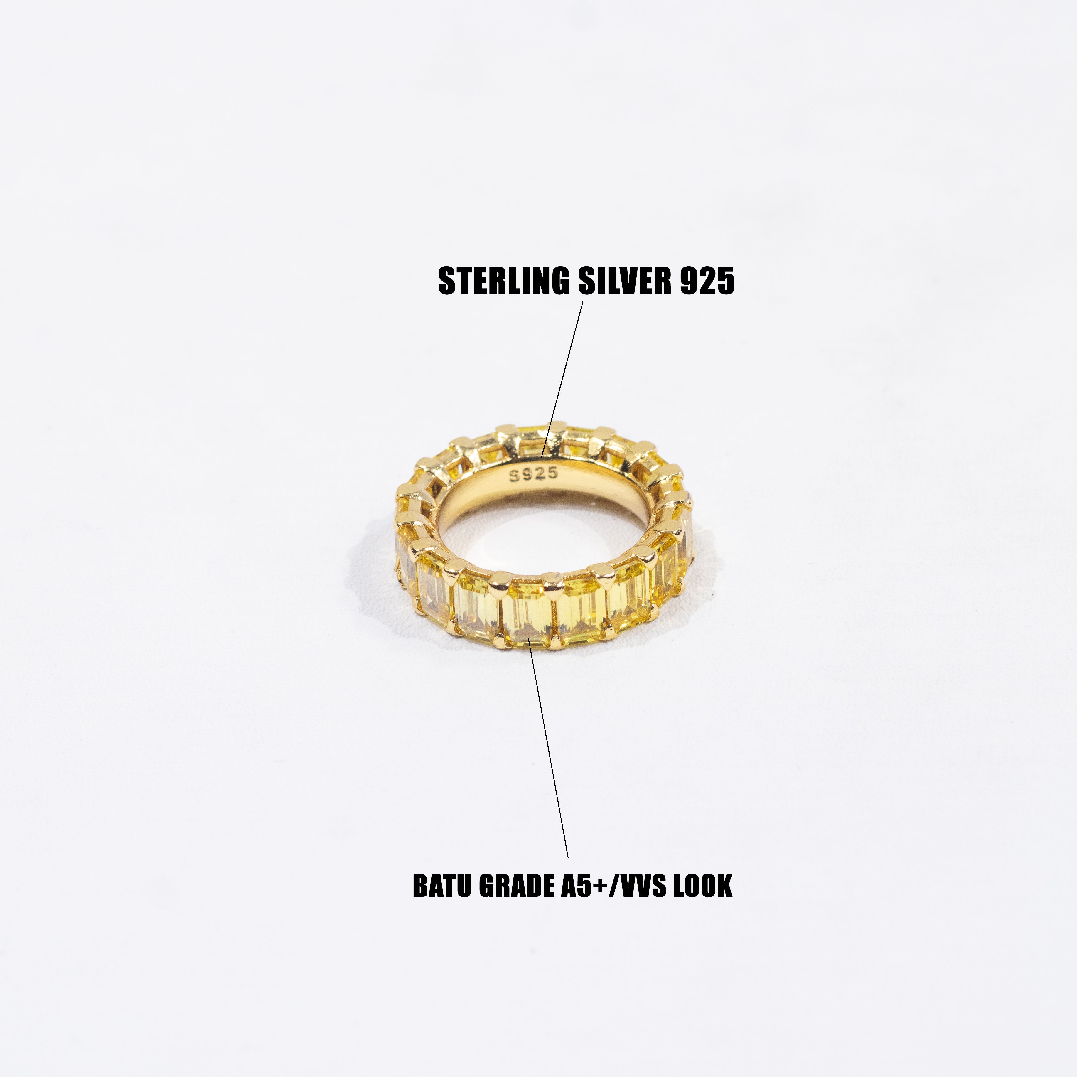 Yellow Szn Silver 925 Ring - Color Szn